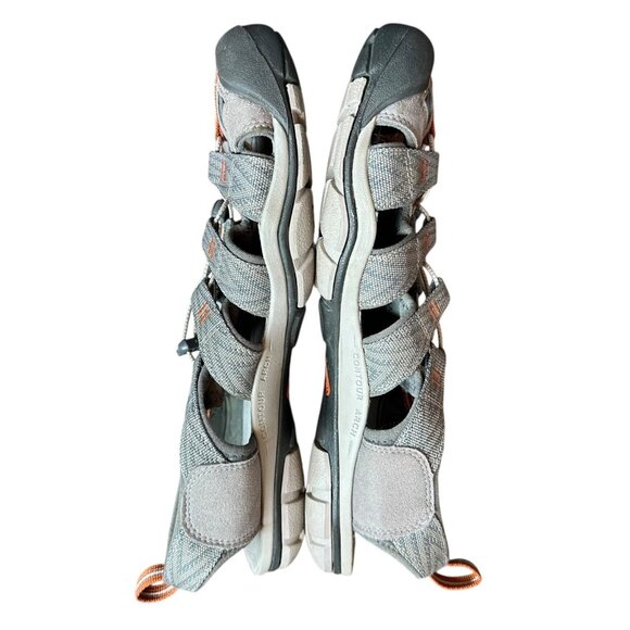 Keen Newport H2 Sandals Gray/Orange Men’s Size 11 Water Hiking Outdoor - Picture 3 of 8
